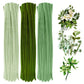 300 PCS Thick Pipe Cleaners Craft Supplies Eucalyptus Sage Green Color Chenille Stems for Wedding Christmas Art and Craft Projects Creative DIY