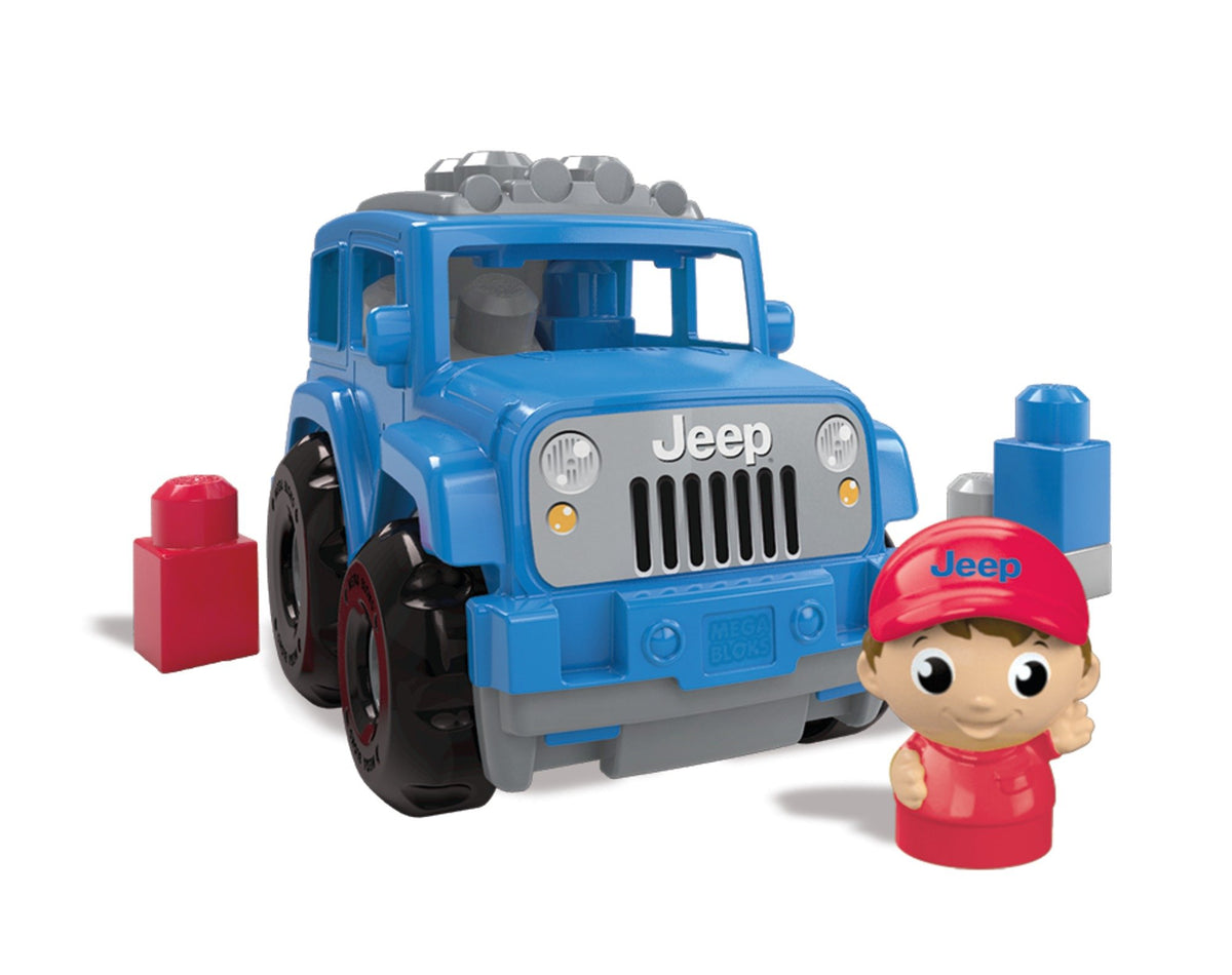 Mega Bloks Mega Bloks First Builders Jeep Lil' Off Roader (Blue) Building Kit