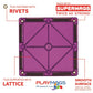 Playmags Magnetic Tiles, 30-Piece Magnet Squares Expansion Set, Construction Building Blocks, Starter Set for Kids Ages 3+
