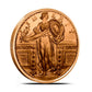 Twenty 1 Oz. Standing Liberty Copper Coin .999 Fine Copper Bullion Art Rounds in Coin Tube by Unique Metals