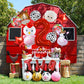 14PCS Farm Animal Balloons, Chicken Pig Donkey Cow Sheep Large Number 2 and Letter TWO Foil Balloon for 2nd Farm Animal Theme Birthday Party Decor