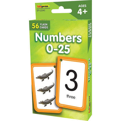 Teacher Created Resources Numbers 0-25 Flash Cards (EP62045)