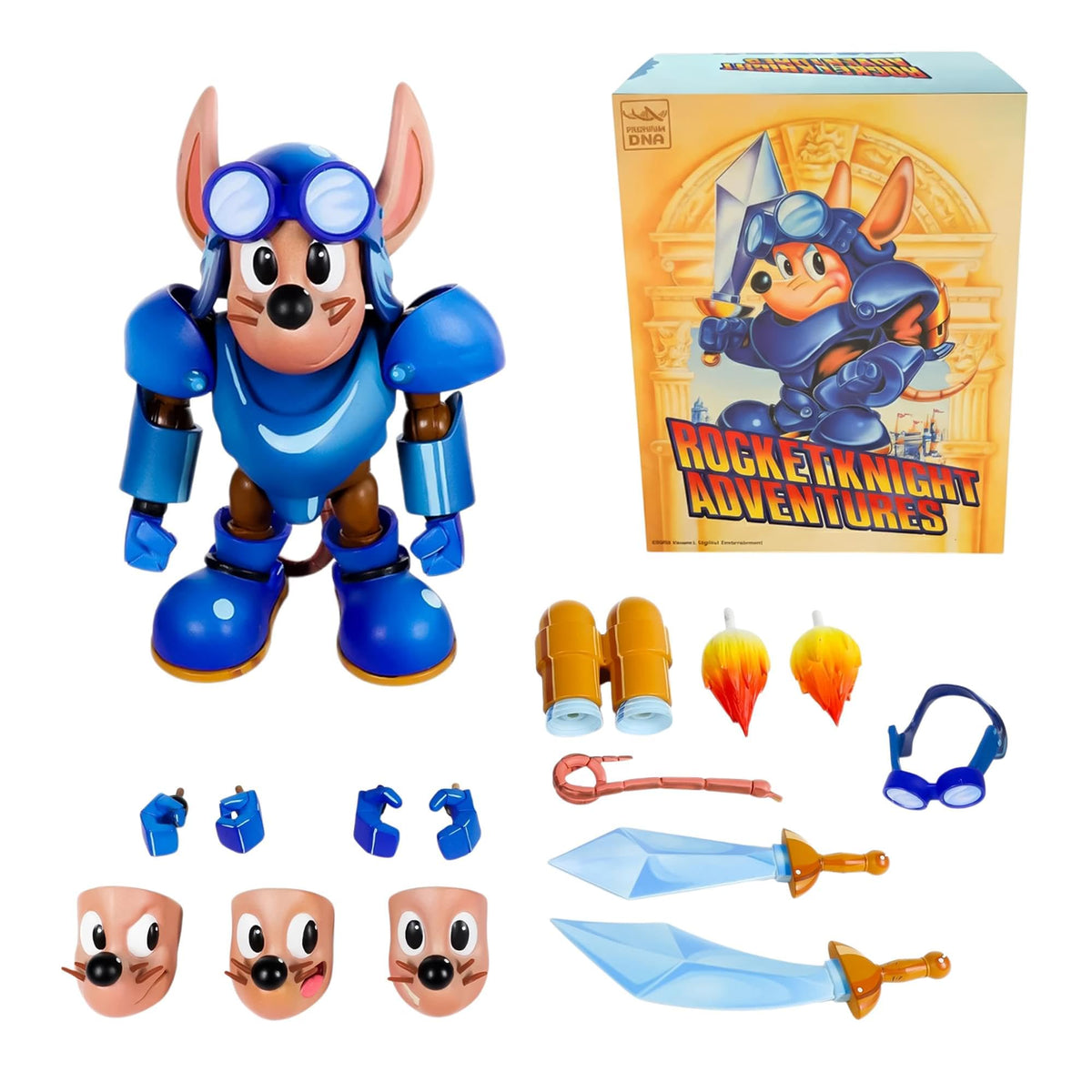 Rocket Knight Adventures - Sparkster Signature Series 1/12 Scale Action Figure