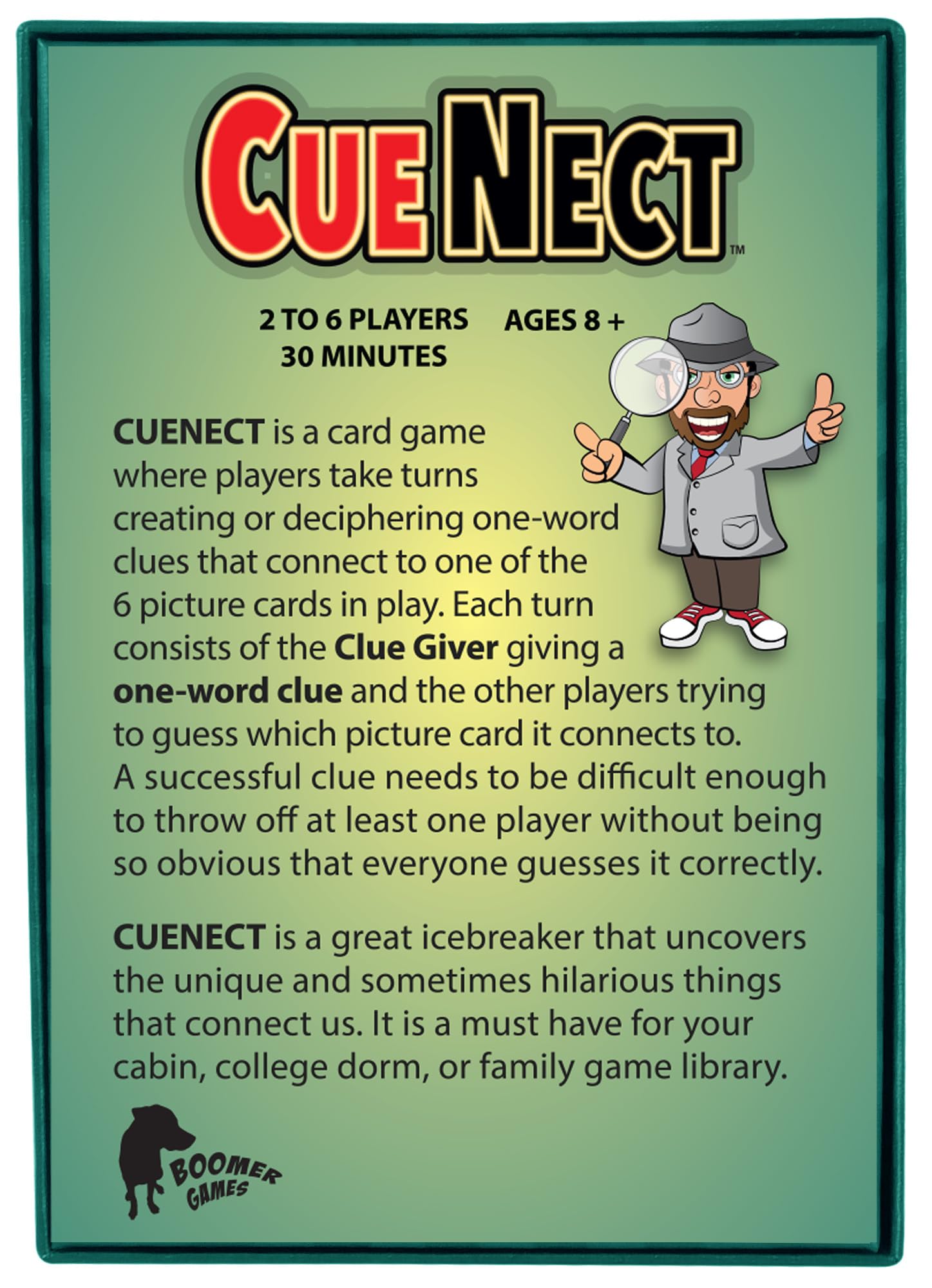 CUENECT: Wildly Fun Clue Decoding Game - Connect, Discover, & Laugh with Friends & Family - from The Makers of Moose Master