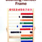 MAGIKON Wooden Abacus, 10 Rows Counting Frame 11.5in for Math