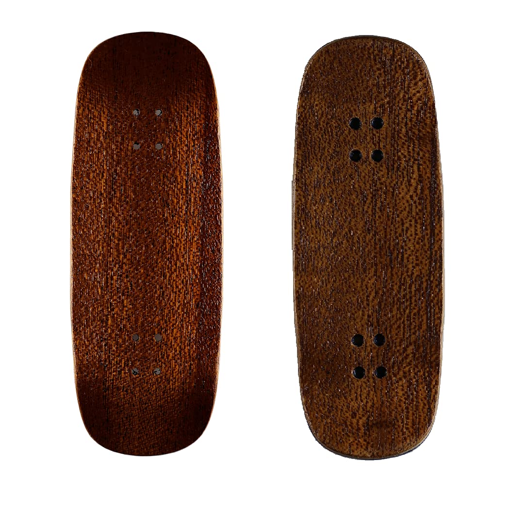 NOAHWOOD Wooden PRO 9.0 Fingerboard Complete (Noah Team 9.0 Short Nose Short Tail) Hand Made(Deck +34mm Prince Silvery Trucks)(+NW PRO Wheels ii) Set