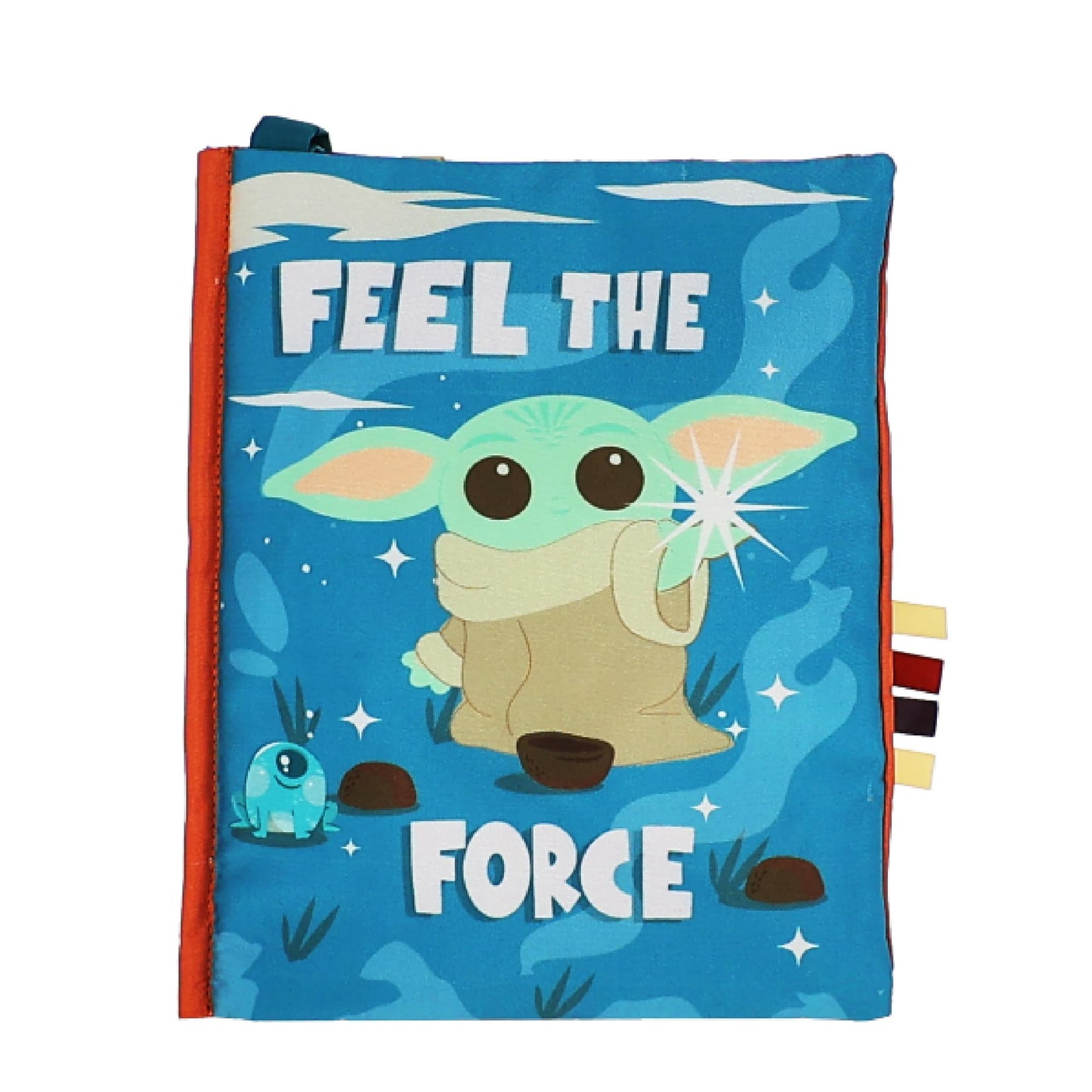 Kids Preferred Star Wars: THE Mandalorian Grogu Deluxe Soft Book - with Crinkle Pages, Teether, On-the-Go Clip, Sensory Textures, Ages 0+