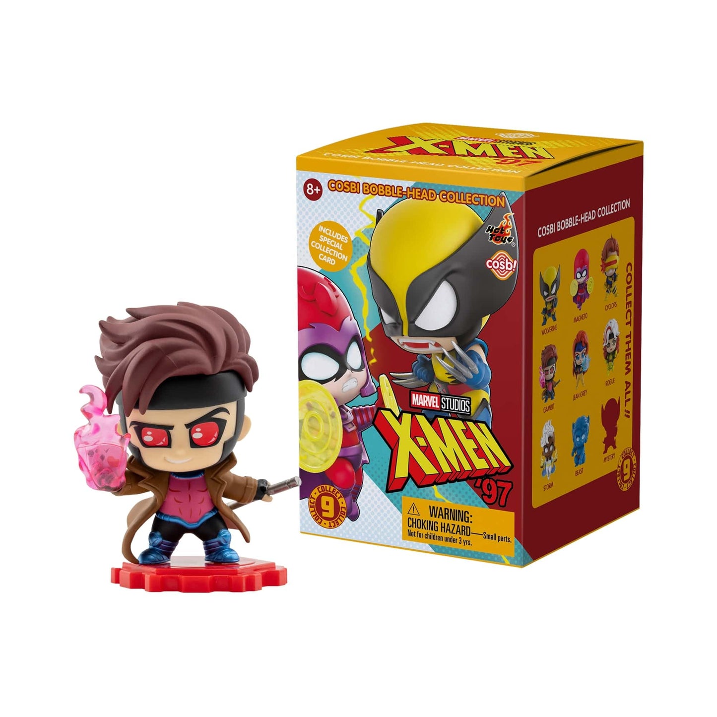 YuMe X-Men 97 Blind Box Collectible Mini Figure & Accessories | Cosbi Bobble Head Collection | Official Marvel Studios Merchandise | Toy Gift for Kids