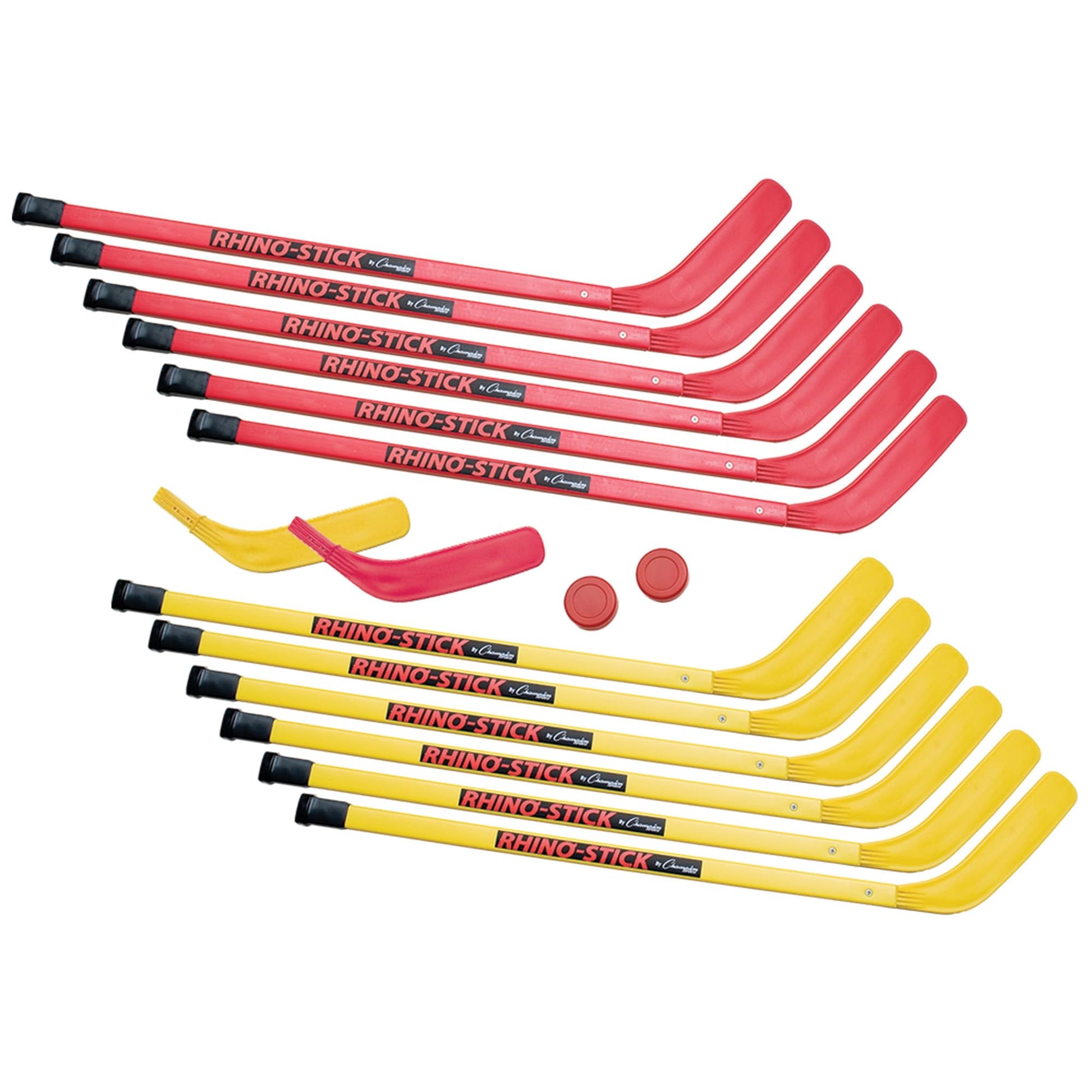Champion Sports Rhino Floor Hockey Set - 16-Piece - 36" Player Sticks