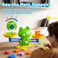 Siwuoke Frog Balance Math Toy, STEM Counting Game for Kids Ages 3-8