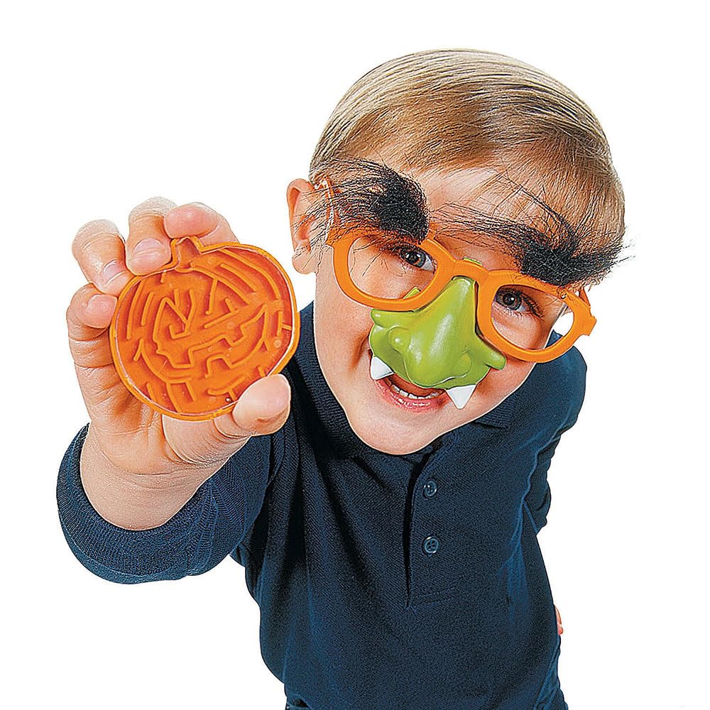 Fun Express - Halloween Maze Puzzles (6dz) for Halloween - Toys - Games - Puzzle Games & Mind Teasers - 72 Pieces