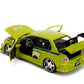 Jada Toys Fast & Furious 1:24 Brian's Mitsubishi Lancer Evolution VII Die-cast Car, toys for kids and adults, Lime Green (99788)