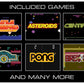 My Arcade Atari Pocket Player Pro: Handheld Portable Video Game Console with 100 Games, 2.75" Color Display, Ergonomic Design
