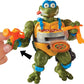 Teenage Mutant Ninja Turtles PlayMates TMNT Pizza Tossin Leo, 5/'' Figure, Launch Pie Discs!