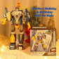 QUERCITRON Construct Truck Dinosaur Transform Toy Robot Car Magnet Vehicle