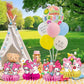 8Pcs Melody Honeycomb Table Centerpiece, Melody Birthday Party Supplies Table Decorations for Kids Party Decorations