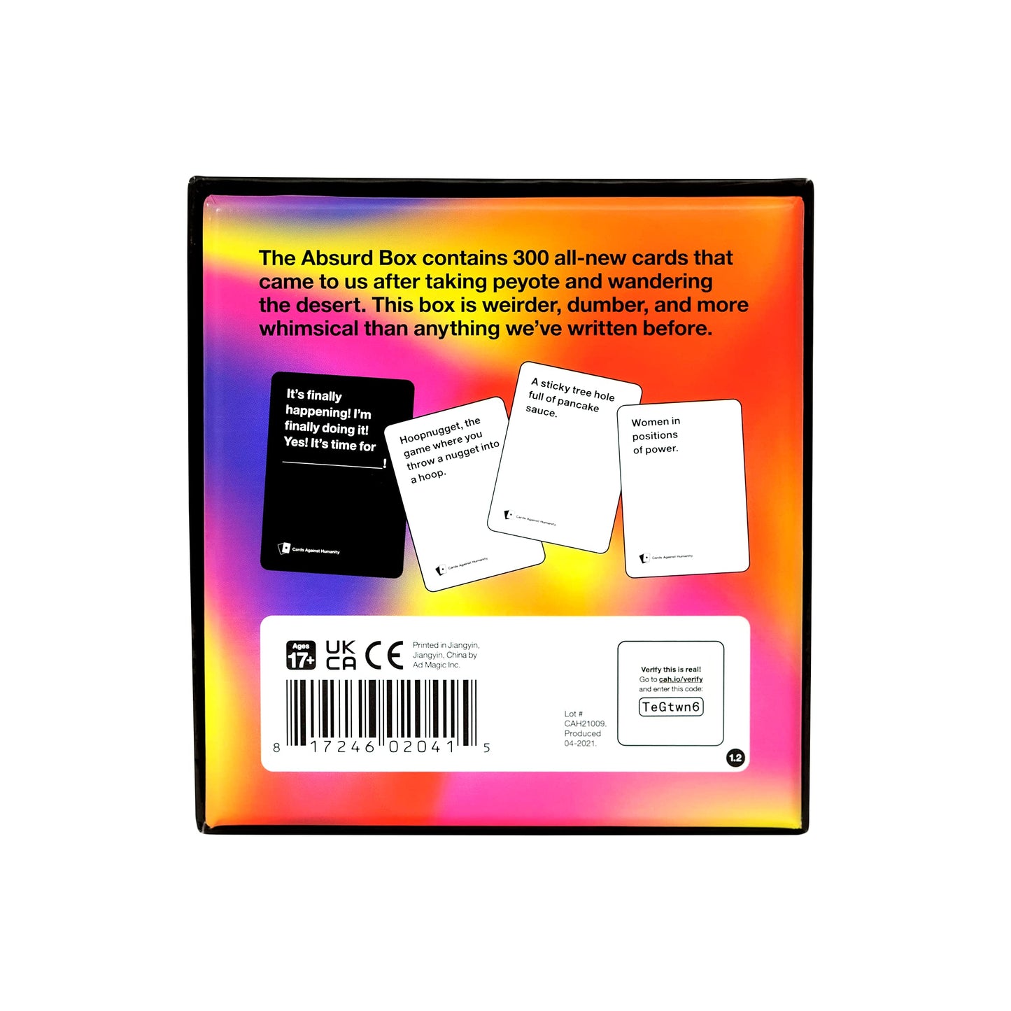 Cards Against Humanity: Absurd Box • 300-Card Expansion • Seamlessly Expand Your Deck