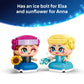 LEGO Disney Frozen Mini Anna & Elsa Toys - Building Set for Girls & Boys, Ages 5+ - Frozen Toys for Pretend Play or Bedroom Decor - Gifts