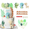 Baby Dinosaur Cake Toppers Dinosaur Cake Decorations Dinosaur Birthday Cake Toppers for Baby Shower Dinosaur Themed Birthday Party Supplies (Style 1)