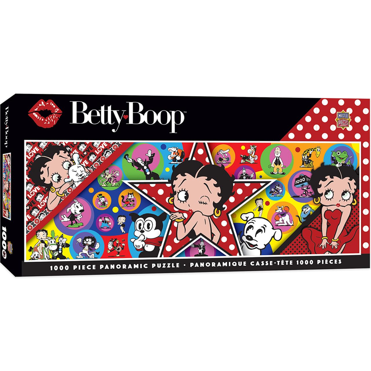 MasterPieces 1000 Piece Jigsaw Puzzle For Adults, Family, Or Youth - Betty Boop Panoramic - 13"x39"