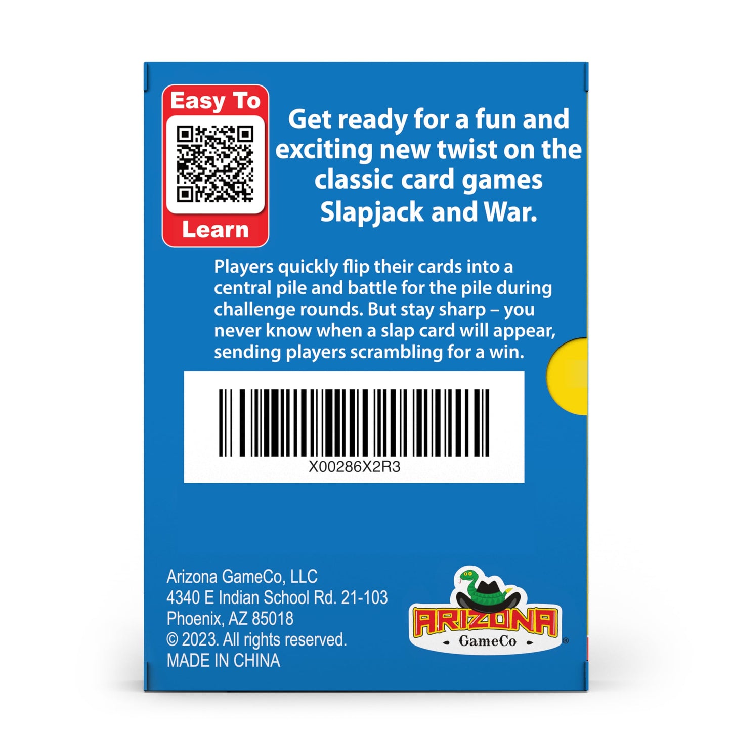 Arizona GameCo Smack it! Card Game for Kids - Fun and Easy to Learn - a Fun Game for Kids or Birthday Gift Idea - Boy or Girl Ages 6-12