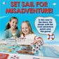 MindWare Overboard! Strategy Board Game for Kids & Families - Adventurous Dice Game with Boats, Passengers & Cards, 2-4 Players, Ages 8+