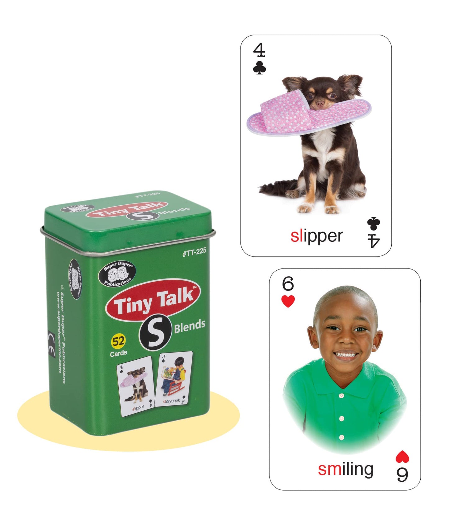 Super Duper Publications | Tiny Talk Articulation and Language Photo Flash Cards: Set 1 (10 Card Decks) | Educational Resource for Children