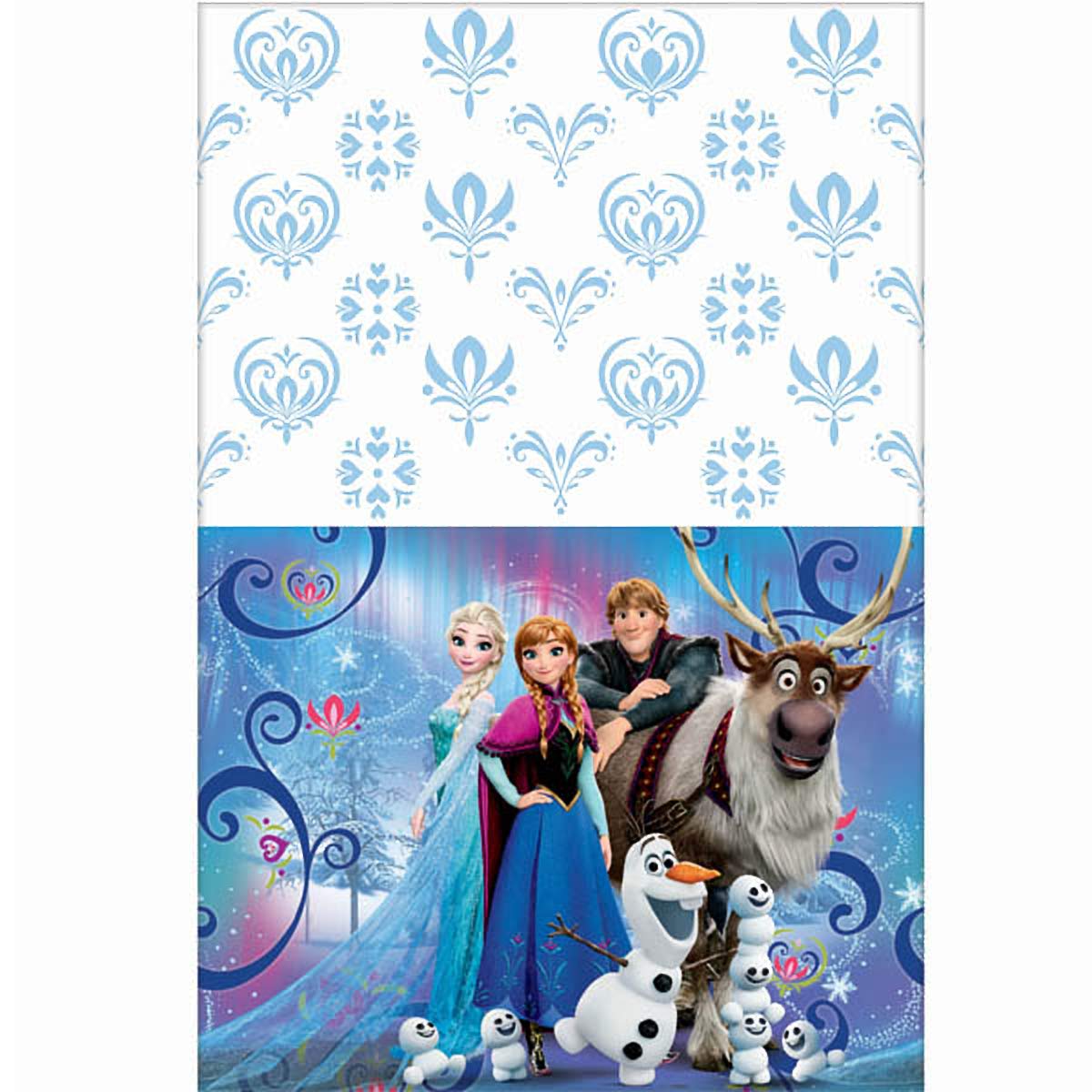 Frozen Plastic Table Cover, 54 x 96", Party Supplies