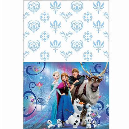 Frozen Plastic Table Cover, 54 x 96", Party Supplies