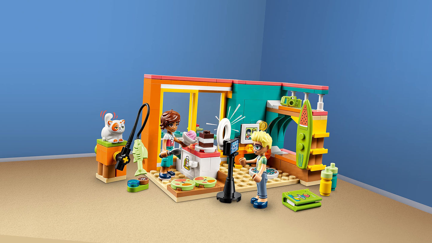 Lego Friends Leo's Room 41754, Baking Themed Bedroom Playset, Collectible Toy for Girls and Boys with Olly Mini-Doll, Accessories & Pet
