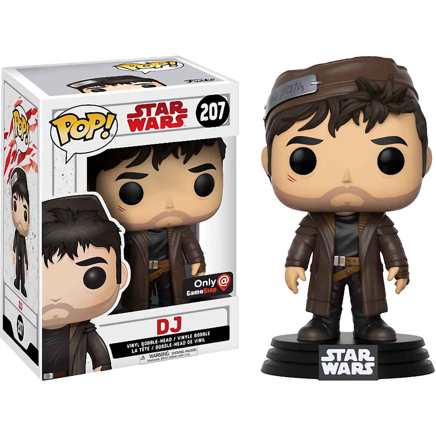 Funko DJ (GameStop Exc): P o p ! Vinyl Figurine Bundle with 1 Compatible 'ToysDiva' Graphic Protector (207-14761 - B)