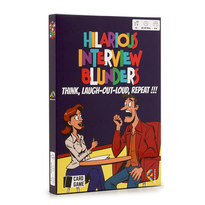 Feltango Hilarious Interview Blunders, Funny Game for Adults, Game Nights, Travel Games, Board Games, Card Games for Adults, Party Games, Funny Games
