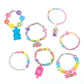 Make It Real: Pop! Shake! Twist! DIY Bracelet Kit - Make 7 Scensory Charm Bracelets, 171pcs, All-in-1 Jewelry Kit, Rainbow Colors, Girls & Kids Age 8+