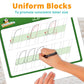 Channie’s Visual Cursive Flashcards, 43 Dry-Erase Cursive Handwriting Flash Cards, Daily Uppercase & Lowercase Cursive Letter Tracing Practice