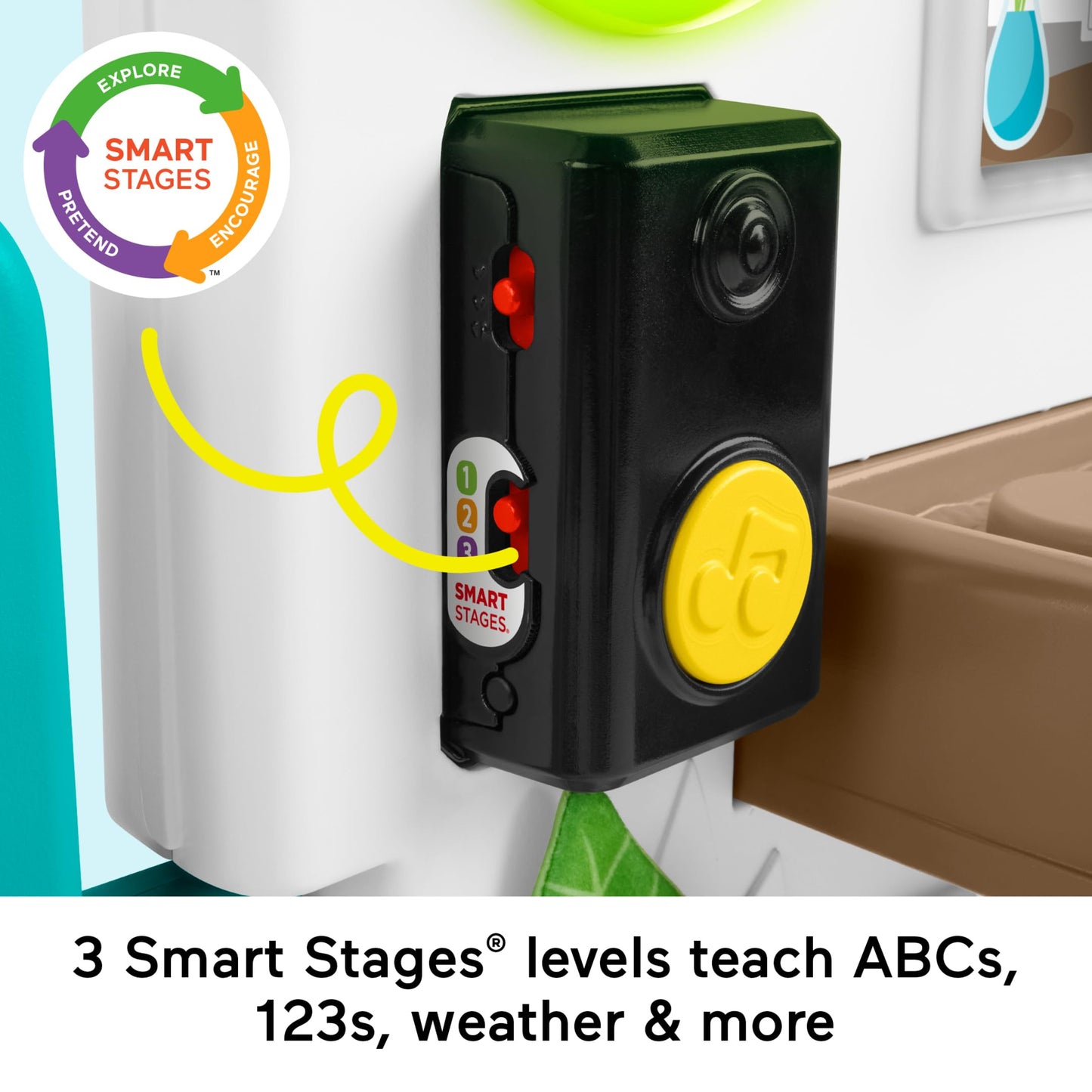 Fisher-Price Baby Learning Toy Laugh & Learn Ultimate Playhouse with Smart Stages & 9 Pretend Play Accessories, Infants & Toddlers Ages 6+ Months