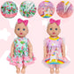 8 Sets Baby Doll Clothes,Baby Alive Clothes Dress Outfits Accessories for 10-12 Inch Girl Dolls,Christmas Birthday New Year Gift for Kids