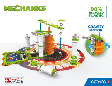 Geomag Mechanics Recycled Challenge Strike, 185 Pieces, White (779)