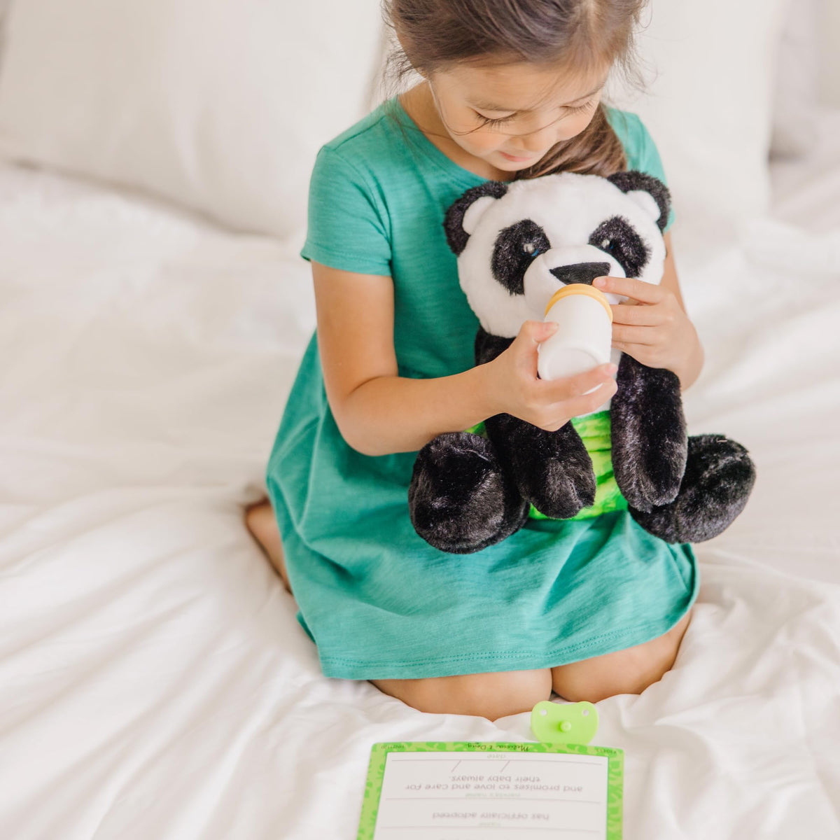 Melissa & Doug Baby Panda Plush Stuffed Animal, 11-Inch Doll with Pacifier