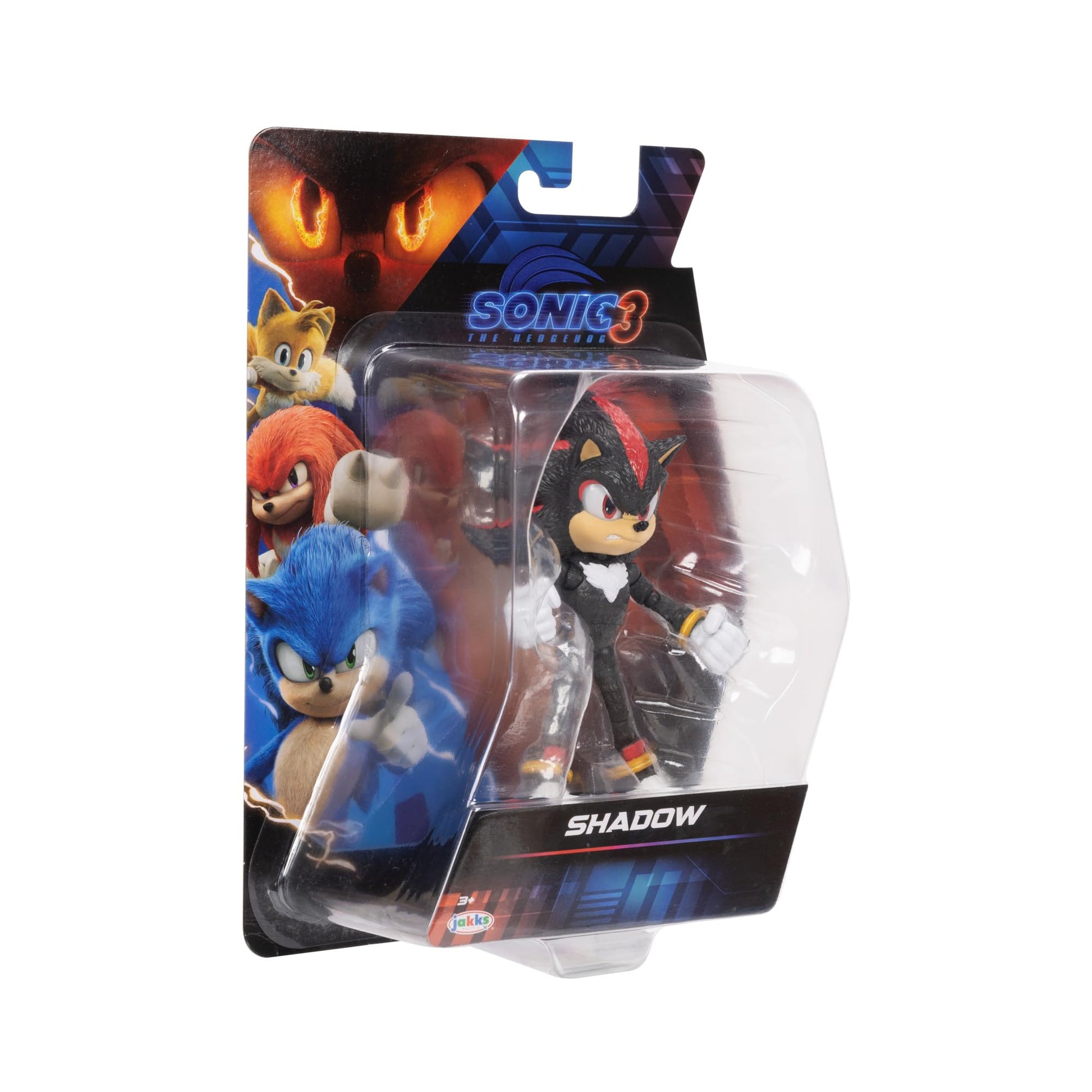 Sonic 3 Movie Action Figures 5-Inch Shadow Collector Toy Figure, Highly Articulated for Boys Girls - Officially Licensed Sonic The Hedgehog 3 Movie