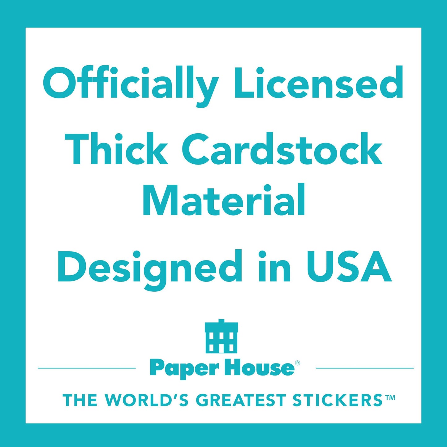 Paper House Productions Harry Potter Cardstock Sticker Sheet 6-Pack for Crafts, Scrapbooking & Collecting - Hogwarts Houses