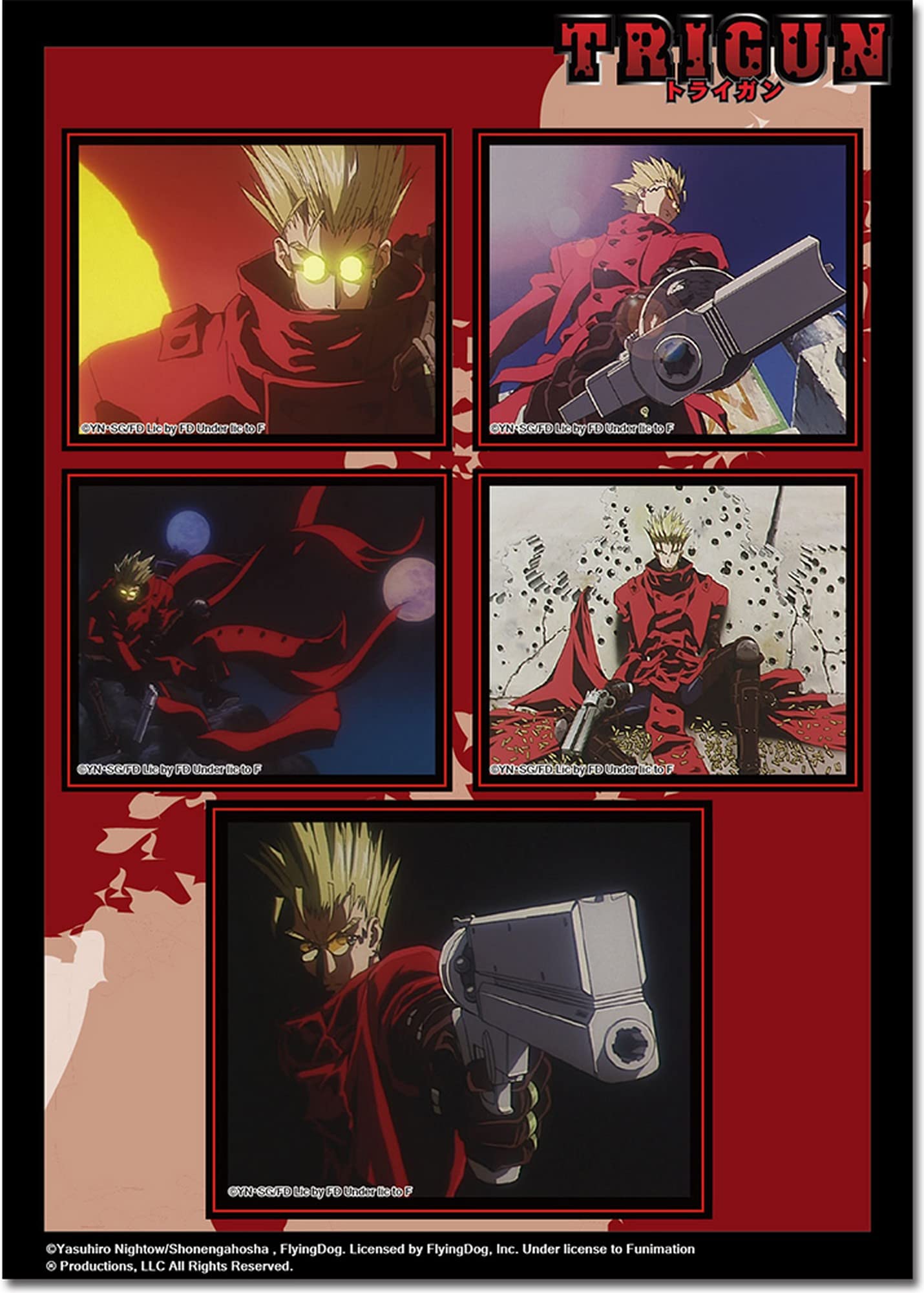Trigun - VASH Screenshots Sticker Set