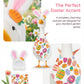 2 Pieces Easter Porch Goose Outfit, Bunny Ears SalivaTowel Set