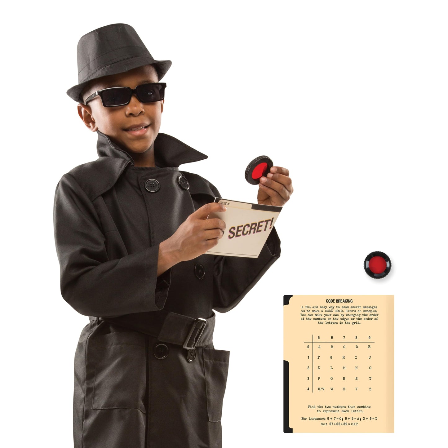 Melissa & Doug Spy Role Play Costume Set
