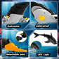 2.4GHz Remote Control Shark Toys for Kids, Electric RC Shark Boat with Light, 1:18 Scale High Simulation Shark Pool Toy, USB Rechargeable RC Water