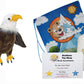 Teddy Mountain Liberty The Bald Eagle 8" Make Your Own Stuffed Animal- No Sew - Kit