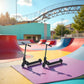 2Pcs Finger Scooter - 2-Wheeled Scooter - Foldable Finger BMX with Brake | Finger Board Accessories for Teen | Educational Finger Toys | Non-Slip Fun