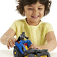 Imaginext DC Super Friends Batman Toy Rally Car with Disk Launcher and Figure for Preschool Pretend Play Ages 3+ Years