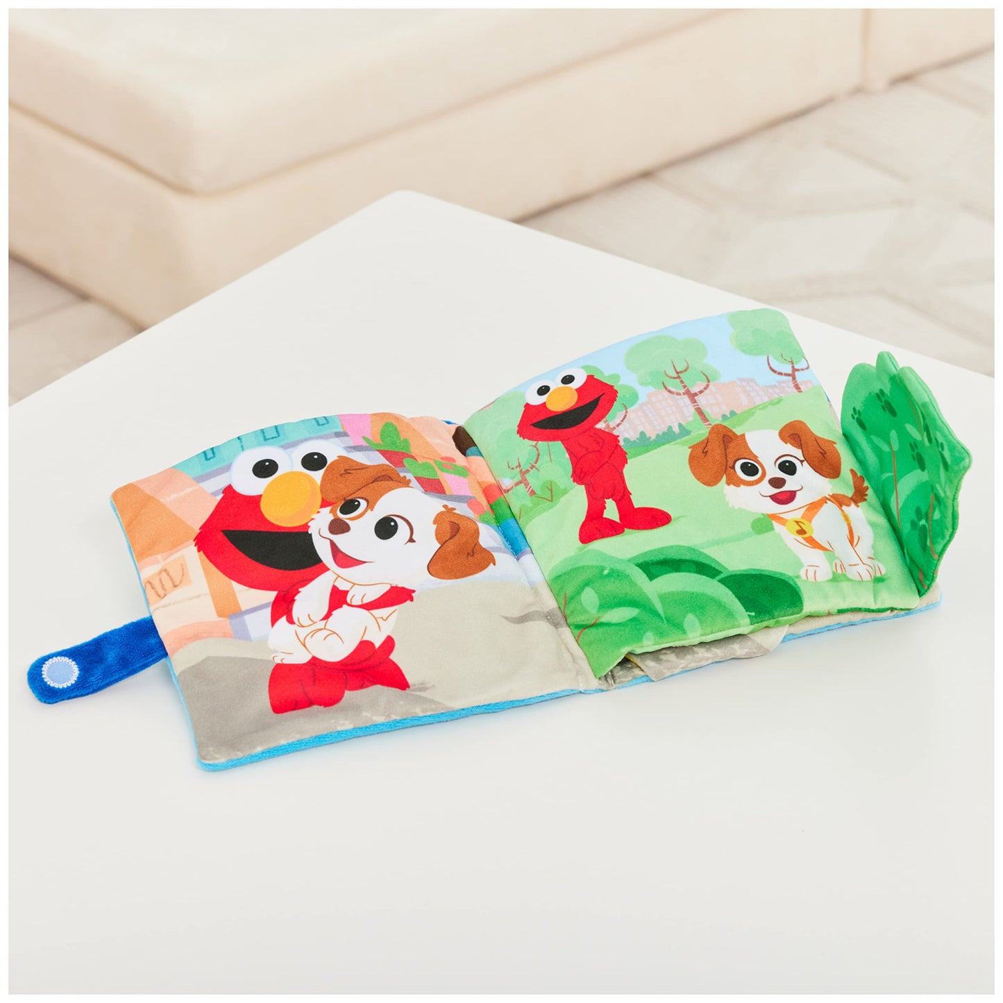 GUND Sesame Street Furry Friends Forever Soft Book Sensory Toy
