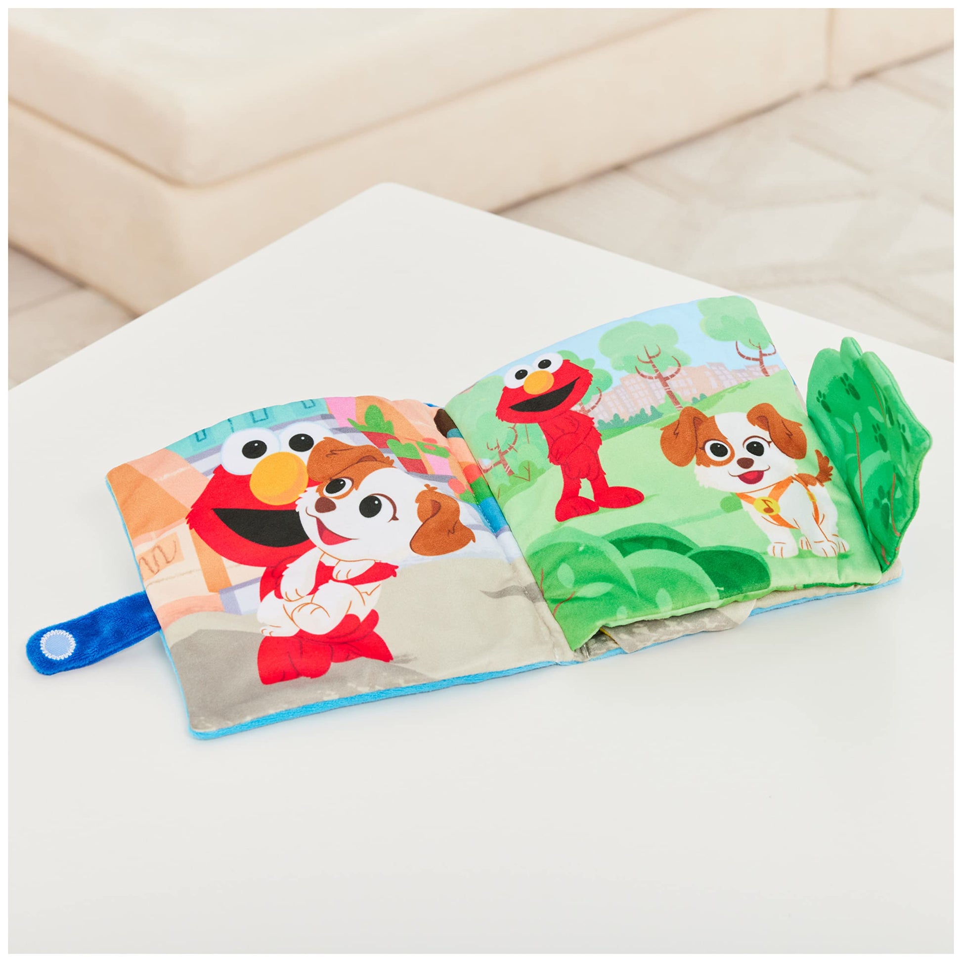 GUND Sesame Street Furry Friends Forever Soft Book Sensory Toy