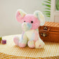 Glow Guards 12'' Musical Light up Rainbow Elephant Stuffed Animal,LED Singing Soft Wildlife Animal Plush Toy with Night Lights&Lullaby,Birthday
